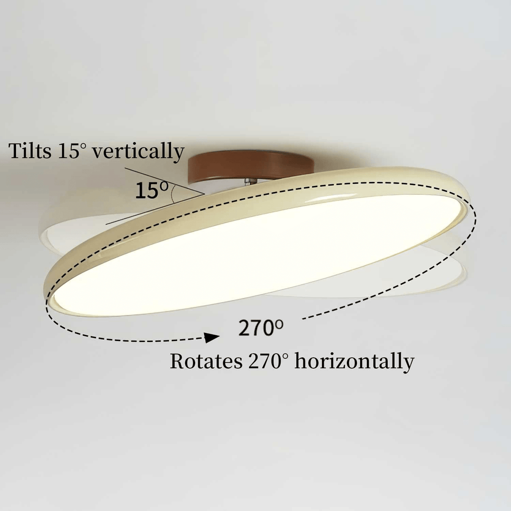 Flush Mount Ceiling Light for Living Room & Bedroom – Adjustable LED Ceiling Lamp with Directional Heads, Modern Low-Profile Kitchen & Hallway Light