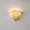 Petal Wall Sconce for Bedroom & Hallway – Sculptural Flower LED Wall Light, Modern Organic Living Room & Entryway Wall Lamp