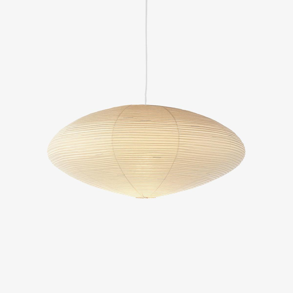 Paper Pendant Light for Dining Room & Bedroom – Japandi Washi Lantern Ceiling Light, Modern Minimalist Living Room Hanging Lamp