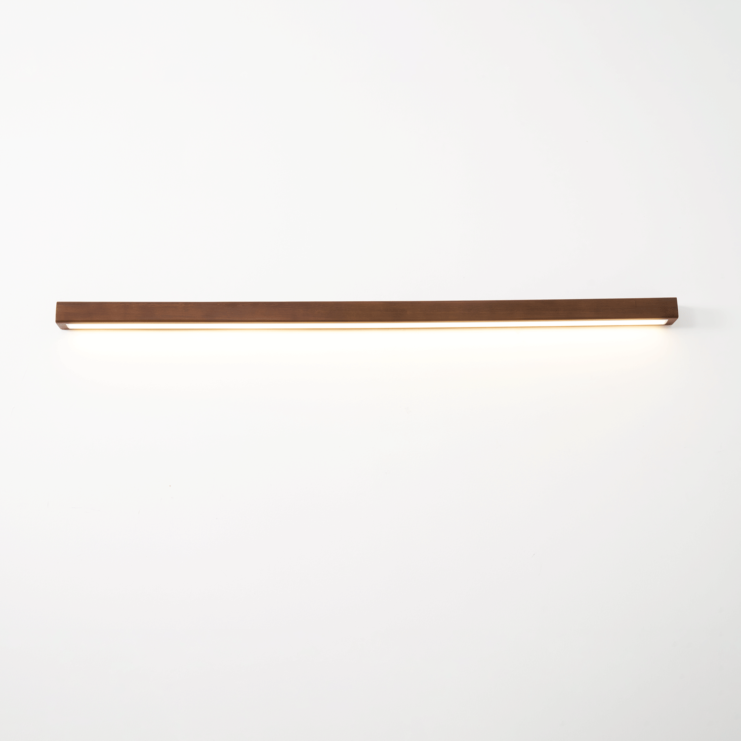 Wood Wall Sconce for Bedside & Hallway – Linear LED Wall Light, Walnut Up & Down Dimmable Modern Living Room Bedroom Wall Lamp