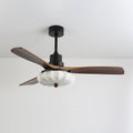 Ceiling Fan with Light and Remote for Bedroom & Living Room – Petal Blade LED Fan, Quiet Modern Dining Room Low-Profile Ceiling Fan