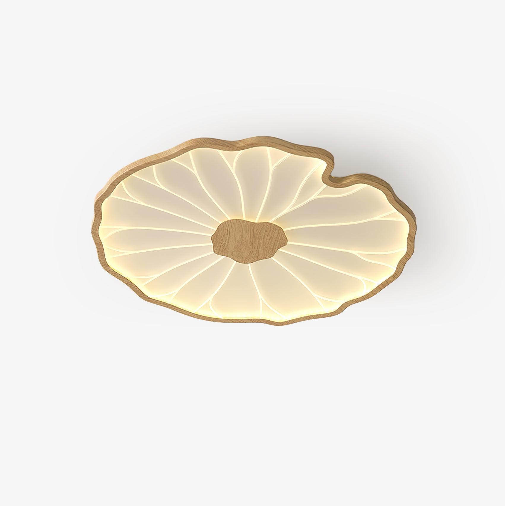 Lotus Leaf Ceiling Light for Bedroom & Living Room – Layered Sculptural LED Flush Mount, Modern Organic Dining & Entryway Fixture
