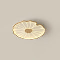 Lotus Leaf Ceiling Light for Bedroom & Living Room – Layered Sculptural LED Flush Mount, Modern Organic Dining & Entryway Fixture