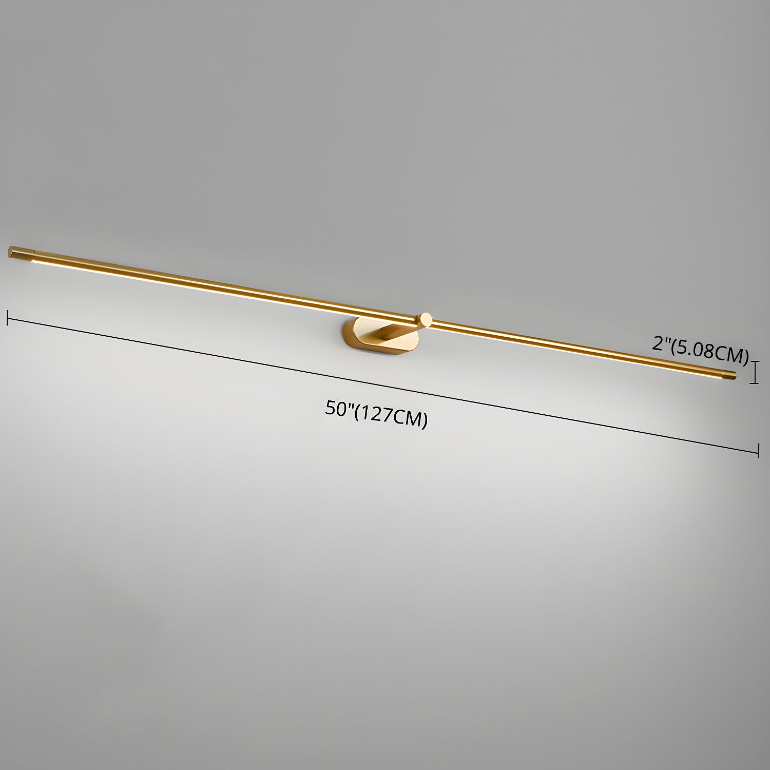 Linear Wall Sconce for Bedroom & Bathroom Vanity – Minimalist LED Wall Light, Modern Dimmable Hallway & Living Room Vanity Sconce