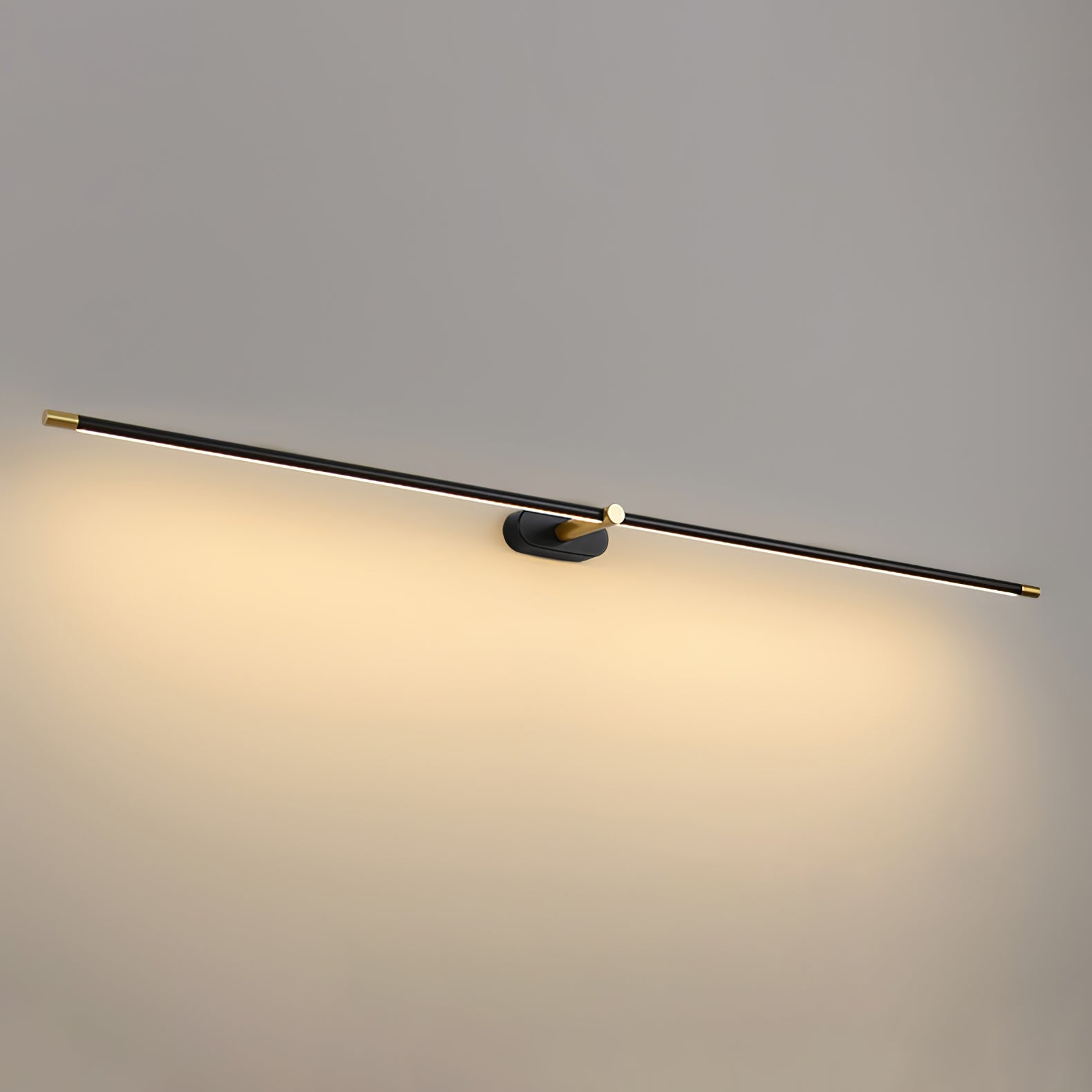 Linear Wall Sconce for Bedroom & Bathroom Vanity – Minimalist LED Wall Light, Modern Dimmable Hallway & Living Room Vanity Sconce