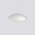 Bubble Pendant Light for Dining Room & Living Room – White Crisscross Shade Mid-Century Ceiling Light, Modern Entryway Hanging Lamp