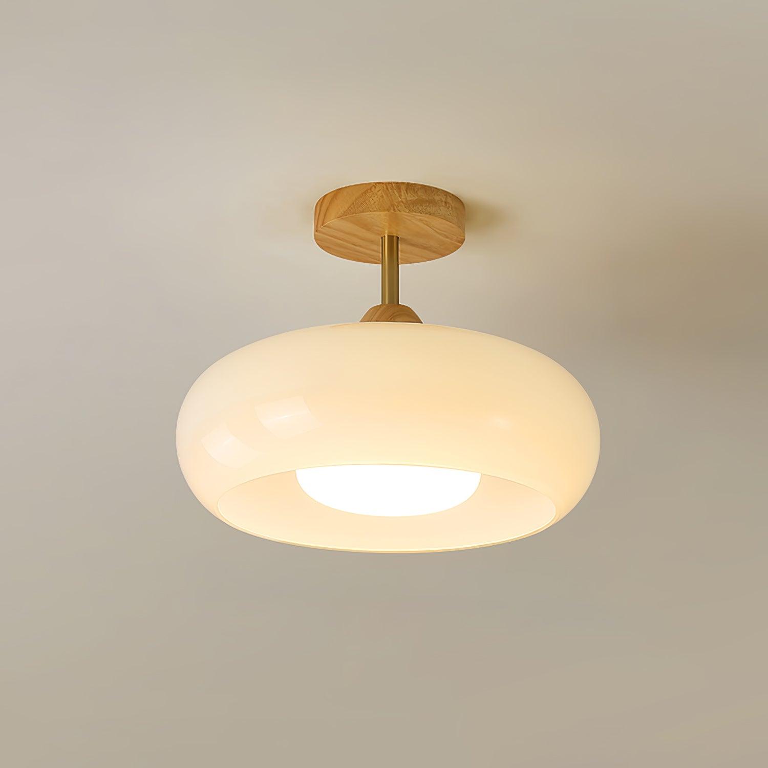 Flush Mount Ceiling Light for Hallway & Bedroom – Modern Low-Profile LED Ceiling Light, French Minimalist Kitchen & Entryway Fixture