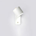 Cylinder Wall Sconce for Bedside & Hallway – Rotating LED Reading Wall Light, Minimalist Adjustable Modern Living Room Wall Lamp
