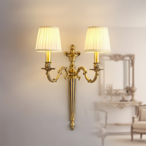 Gildmere Wall Sconce mounted in a warm interior
